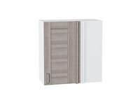 Кухонный  Шкаф верхний прямой угловой Лофт Белый, Cappuccino Veralinga, 720, каркас ЛДСП  Белый, фасад МДФ  Cappuccino Veralinga,  716*700*345 sppr5VVTtoAR60314