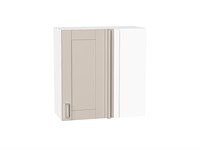 Кухонный  Шкаф верхний прямой угловой Лофт Белый, Cream Silk, 720, каркас ЛДСП  Белый, фасад МДФ  Cream Silk,  716*700*345 sppr5VVTtoAR71428