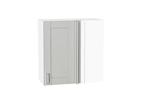 Кухонный  Шкаф верхний прямой угловой Лофт Белый, Grey Silk, 720, каркас ЛДСП  Белый, фасад МДФ  Grey Silk,  716*700*345 sppr5VVTtoAR69566