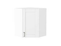 Кухонный  Шкаф верхний угловой Лофт Белый, White Silk, 720, каркас ЛДСП  Белый, фасад МДФ  White Silk,  716*600*600 sppr5VVTtoAR60061