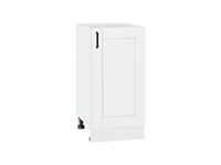 Кухонный  Шкаф нижний с 1-ой дверцей Лофт Белый, Super White, 400, каркас ЛДСП  Белый, фасад МДФ  Super White,  816*400*480 sppr5VVTtoAR55307