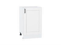 Кухонный  Шкаф нижний с 1-ой дверцей Лофт Белый, Super White, 500, каркас ЛДСП  Белый, фасад МДФ  Super White,  816*500*480 sppr5VVTtoAR55309