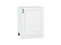 Кухонный  Шкаф нижний с 1-ой дверцей Лофт Белый, Super White, 600, каркас ЛДСП  Белый, фасад МДФ  Super White,  816*600*480 sppr5VVTtoAR55310