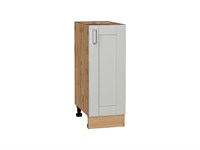 Кухонный  Шкаф нижний с 1-ой дверцей Лофт Дуб Вотан, Grey Silk, 300, каркас ЛДСП  Дуб Вотан, фасад МДФ  Grey Silk,  816*300*480 sppr5VVTtoAR69694