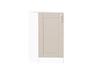 Кухонный  Шкаф нижний торцевой Лофт Белый, Cream Silk, каркас ЛДСП  Белый, фасад МДФ  Cream Silk,  816*296*554 sppr5VVTtoAR71599