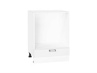 Кухонный  Шкаф нижний под духовку Лофт Белый, White Silk, 600, каркас ЛДСП  Белый, фасад МДФ  White Silk,  816*600*476 sppr5VVTtoAR60074