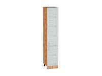 Кухонный  Шкаф пенал с 2-мя дверцами Лофт Дуб Вотан, Nordic Oak, 2140, 400, каркас ЛДСП  Дуб Вотан, фасад МДФ  Nordic Oak,  2132*400*576 sppr5VVTtoAR63428