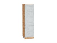 Кухонный  Шкаф пенал с 2-мя дверцами Лофт Дуб Вотан, Nordic Oak, 2140, 600, каркас ЛДСП  Дуб Вотан, фасад МДФ  Nordic Oak,  2132*600*576 sppr5VVTtoAR63436