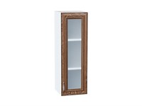 Кухонный  Шкаф верхний с 1-ой остекленной дверцей Шале Белый, Brown Dreamline, 920, 300, каркас ЛДСП  Белый, фасад МДФ/Стекло  Brown Dreamline,  920*300*320 sppr5VVTtoAR53802
