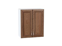 Кухонный  Шкаф верхний с 2-мя дверцами Шале Белый, Brown Dreamline, 720, 600, каркас ЛДСП  Белый, фасад МДФ  Brown Dreamline,  716*600*320 sppr5VVTtoAR53819