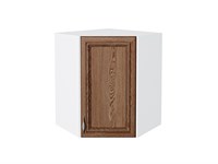 Кухонный  Шкаф верхний угловой Шале Белый, Brown Dreamline, 720, каркас ЛДСП  Белый, фасад МДФ  Brown Dreamline,  716*600*600 sppr5VVTtoAR53863