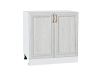 Кухонный  Шкаф нижний с 2-мя дверцами Шале Белый, White Dreamline, 800, каркас ЛДСП  Белый, фасад МДФ  White Dreamline,  816*800*480 sppr5VVTtoAR53976