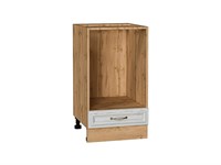 Кухонный  Шкаф нижний под духовку Шале Дуб Вотан, White Dreamline, 450, каркас ЛДСП  Дуб Вотан, фасад МДФ  White Dreamline,  816*450*476 sppr5VVTtoAR67134