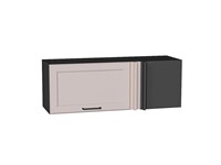 Кухонный  Шкаф верхний прямой угловой горизонтальный Барселона Graphite, Кашемир, каркас ЛДСП  Graphite, фасад МДФ  Кашемир,  358*1000*350 sppr5VVTtoAR74901