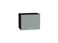 Кухонный  Шкаф верхний горизонтальный Квадро Graphite, Аквамарин, 450, каркас ЛДСП  Graphite, фасад МДФ  Аквамарин,  358*450*321 sppr5VVTtoAR74909