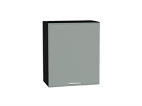 Кухонный  Шкаф верхний с 1-ой дверцей Квадро Graphite, Аквамарин, 720, 600, каркас ЛДСП  Graphite, фасад МДФ  Аквамарин,  716*600*321 sppr5VVTtoAR73096