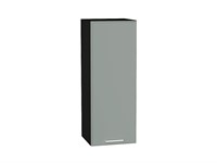Кухонный  Шкаф верхний с 1-ой дверцей Квадро Graphite, Аквамарин, 920, 350, каркас ЛДСП  Graphite, фасад МДФ  Аквамарин,  920*350*321 sppr5VVTtoAR73098