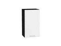 Кухонный  Шкаф верхний с 1-ой дверцей Квадро Graphite, Белый, 720, 400, каркас ЛДСП  Graphite, фасад МДФ  Белый,  716*400*321 sppr5VVTtoAR73117