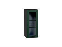 Кухонный  Шкаф верхний с 1-ой остекленной дверцей Дублин Graphite, Special Green, 720, 300, каркас ЛДСП  Graphite, фасад МДФ/Стекло  Special Green,  716*300*318 sppr5VVTtoAR74336