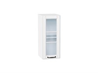 Кухонный  Шкаф верхний с 1-ой остекленной дверцей Дублин Белый, Special White, 720, 300, каркас ЛДСП  Белый, фасад МДФ/Стекло  Special White,  716*300*318 sppr5VVTtoAR74312
