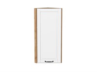 Кухонный  Шкаф верхний торцевой Дублин Дуб Вотан, Special White, 920, каркас ЛДСП  Дуб Вотан, фасад МДФ  Special White,  920*300*304 sppr5VVTtoAR73202