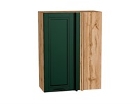 Кухонный  Шкаф верхний прямой угловой Дублин Дуб Вотан, Special Green, 920, каркас ЛДСП  Дуб Вотан, фасад МДФ  Special Green,  920*700*345 sppr5VVTtoAR72923