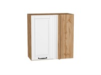 Кухонный  Шкаф верхний прямой угловой Дублин Дуб Вотан, Special White, 720, каркас ЛДСП  Дуб Вотан, фасад МДФ  Special White,  716*700*345 sppr5VVTtoAR72920