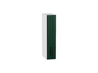 Кухонный  Шкаф верхний бутылочница Дублин Белый, Special Green, 150, каркас ЛДСП  Белый, фасад МДФ  Special Green,  716*150*318 sppr5VVTtoAR72755