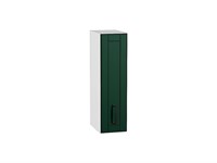Кухонный  Шкаф верхний бутылочница Дублин Белый, Special Green, 200, каркас ЛДСП  Белый, фасад МДФ  Special Green,  716*200*318 sppr5VVTtoAR72756