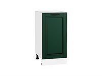 Кухонный  Шкаф нижний с 1-ой дверцей Дублин Белый, Special Green, 400, каркас ЛДСП  Белый, фасад МДФ  Special Green,  816*400*478 sppr5VVTtoAR73372