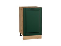 Кухонный  Шкаф нижний с 1-ой дверцей Дублин Дуб Вотан, Special Green, 500, каркас ЛДСП  Дуб Вотан, фасад МДФ  Special Green,  816*500*478 sppr5VVTtoAR73388