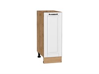 Кухонный  Шкаф нижний с 1-ой дверцей Дублин Дуб Вотан, Special White, 300, каркас ЛДСП  Дуб Вотан, фасад МДФ  Special White,  816*300*478 sppr5VVTtoAR73377