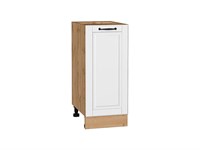 Кухонный  Шкаф нижний с 1-ой дверцей Дублин Дуб Вотан, Special White, 350, каркас ЛДСП  Дуб Вотан, фасад МДФ  Special White,  816*350*478 sppr5VVTtoAR73378