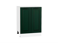 Кухонный  Шкаф нижний с 2-мя дверцами Дублин Белый, Special Green, 600, каркас ЛДСП  Белый, фасад МДФ  Special Green,  816*600*478 sppr5VVTtoAR73514