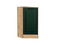 Кухонный  Шкаф нижний торцевой Дублин Дуб Вотан, Special Green, каркас ЛДСП  Дуб Вотан, фасад МДФ  Special Green,  816*296*552 sppr5VVTtoAR73671
