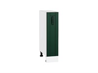 Кухонный  Шкаф нижний бутылочница Дублин Белый, Special Green, 200, каркас ЛДСП  Белый, фасад МДФ  Special Green,  816*200*478 sppr5VVTtoAR73304
