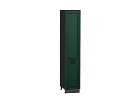 Кухонный  Шкаф пенал с 2-мя дверцами Дублин Graphite, Special Green, 2140, 400, каркас ЛДСП  Graphite, фасад МДФ  Special Green,  2132*400*574 sppr5VVTtoAR73764