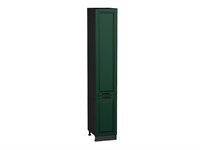 Кухонный  Шкаф пенал с 2-мя дверцами Дублин Graphite, Special Green, 2340, 400, каркас ЛДСП  Graphite, фасад МДФ  Special Green,  2336*400*574 sppr5VVTtoAR73774