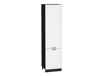 Кухонный  Шкаф пенал с 2-мя дверцами Дублин Graphite, Special White, 2340, 600, каркас ЛДСП  Graphite, фасад МДФ  Special White,  2336*600*574 sppr5VVTtoAR73778