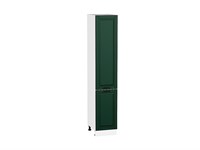 Кухонный  Шкаф пенал с 2-мя дверцами Дублин Белый, Special Green, 2140, 400, каркас ЛДСП  Белый, фасад МДФ  Special Green,  2132*400*574 sppr5VVTtoAR73726