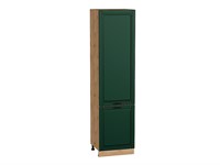 Кухонный  Шкаф пенал с 2-мя дверцами Дублин Дуб Вотан, Special Green, 2340, 600, каркас ЛДСП  Дуб Вотан, фасад МДФ  Special Green,  2336*600*574 sppr5VVTtoAR73759