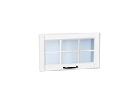 Фасад  Комплект фасадов Дублин со стеклом для каркаса Ф-86 ВГ600 Special White,    МДФ/Стекло  Special White,  354*596*16 sppr5VVTtoAR078-9145 (74236)