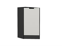 Кухонный  Шкаф нижний торцевой Евро Graphite, Агат, каркас ЛДСП  Graphite, фасад МДФ  Агат,  816*296*552 sppr5VVTtoAR58958