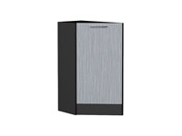 Кухонный  Шкаф нижний торцевой Валерия-М Graphite, Серый металлик дождь светлый, каркас ЛДСП  Graphite, фасад МДФ  Серый металлик дождь светлый,  816*296*552 sppr5VVTtoAR38667