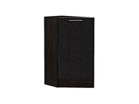Кухонный  Шкаф нижний торцевой Валерия-М Graphite, Черный металлик, каркас ЛДСП  Graphite, фасад МДФ  Черный металлик,  816*296*552 sppr5VVTtoAR38653