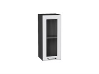 Кухонный  Шкаф верхний с 1-ой остекленной дверцей Ницца Graphite, Blanco, 720, 300, Moru, каркас ЛДСП  Graphite, фасад МДФ/Стекло  Blanco,  716*300*318 sppr5VVTtoAR67385