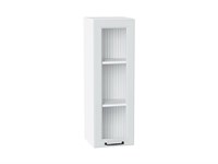 Кухонный  Шкаф верхний с 1-ой остекленной дверцей Ницца Белый, Blanco, 920, 300, Moru, каркас ЛДСП  Белый, фасад МДФ/Стекло  Blanco,  920*300*318 sppr5VVTtoAR67376