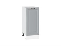 Кухонный  Шкаф нижний с 1-ой дверцей Ницца Белый, Графит, 350, каркас ЛДСП  Белый, фасад МДФ  Графит,  816*350*478 sppr5VVTtoAR65558