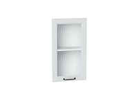 Фасад  Комплект фасадов Ницца Royal со стеклом Moru для каркаса Ф-25 В400/ВУ590 Blanco,    МДФ/Стекло  Blanco,  712*396*16 sppr5VVTtoAR078-8173 (67315)