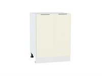 Шкаф нижний с 2-мя дверцами Терра Белый, Ваниль Софт, 600 sppr5VVTtoAR68353